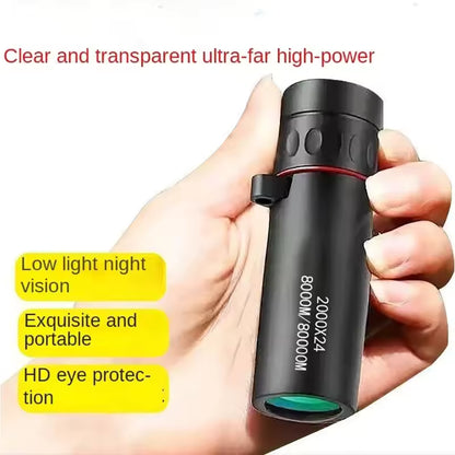 HD Monocular Telescope – Portable Outdoor Scope for Camping & Hunting
