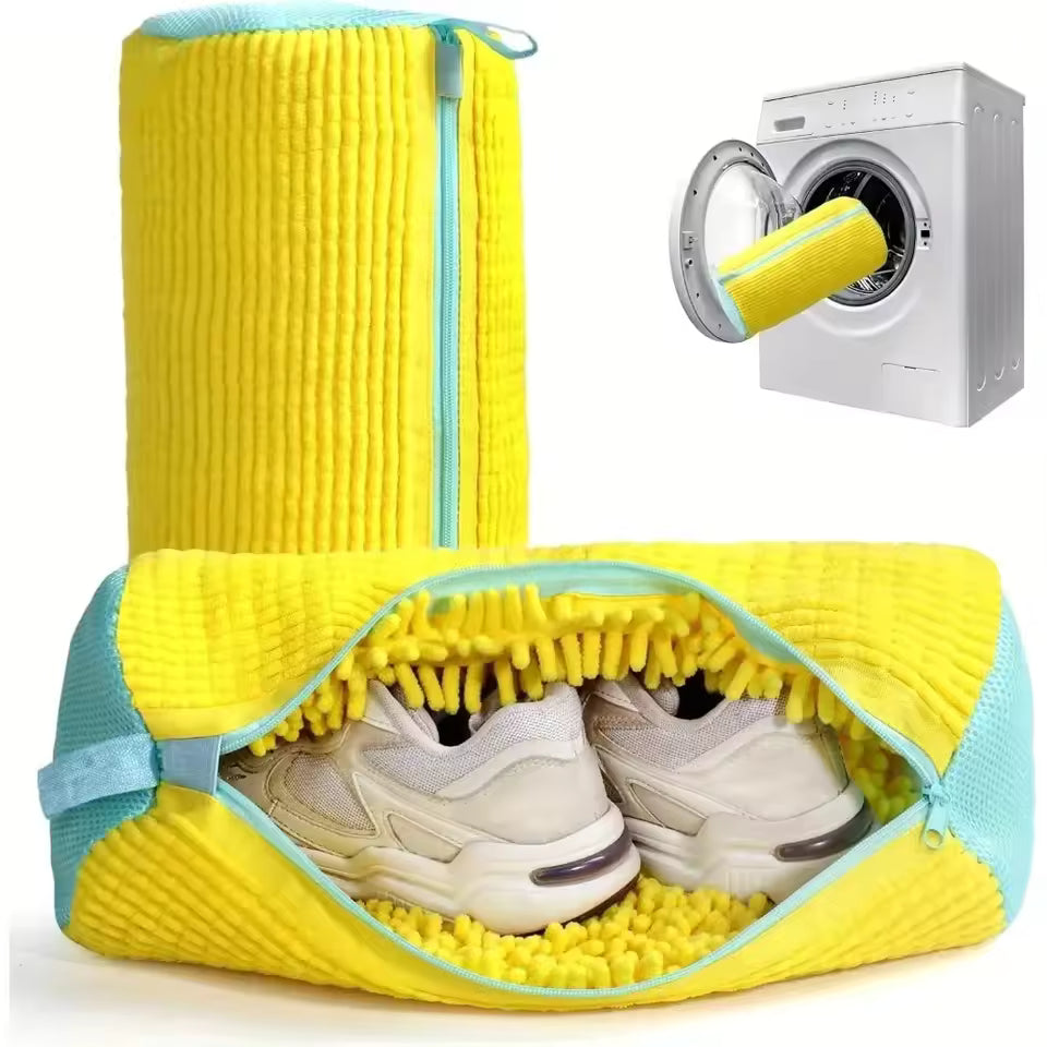 360° Shoe Washing Machine Bag | Reusable Sneaker Cleaning & Protection Bag