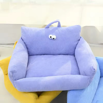 Cozy Puppy Sofa Bed – Warm Winter Pet Nest for Cats & Small Dogs