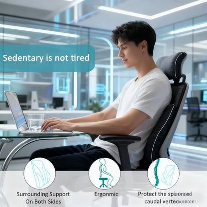 Memory Foam Lumbar Support Pillow – Adjustable Lower Back Cushion