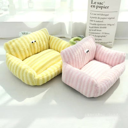 Cozy Puppy Sofa Bed – Warm Winter Pet Nest for Cats & Small Dogs