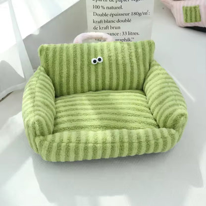 Cozy Puppy Sofa Bed – Warm Winter Pet Nest for Cats & Small Dogs