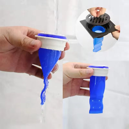 Silicone Anti-Odor Floor Drain Trap – Backflow Preventer for Bathroom & Kitchen