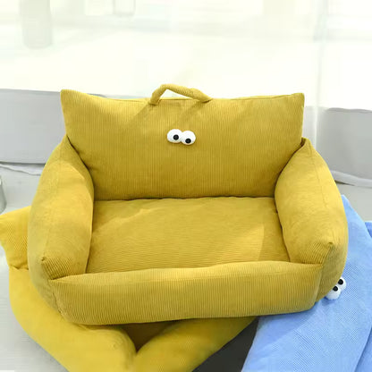 Cozy Puppy Sofa Bed – Warm Winter Pet Nest for Cats & Small Dogs