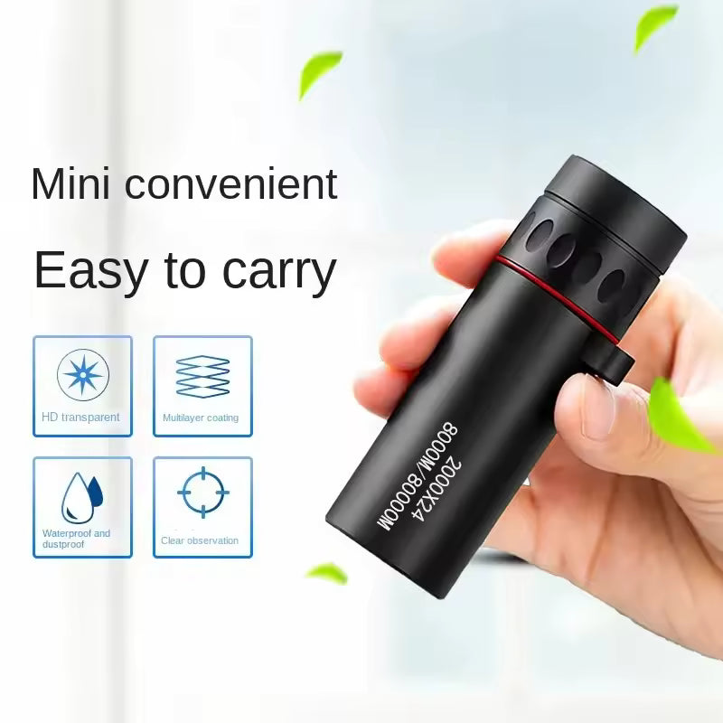 HD Monocular Telescope – Portable Outdoor Scope for Camping & Hunting
