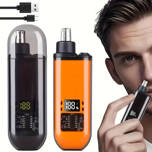 Rechargeable Nose Hair Trimmer for Men ✨