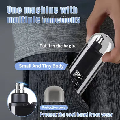 Rechargeable Nose Hair Trimmer for Men ✨