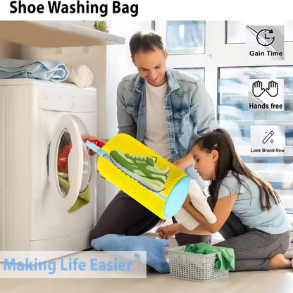 360° Shoe Washing Machine Bag | Reusable Sneaker Cleaning & Protection Bag