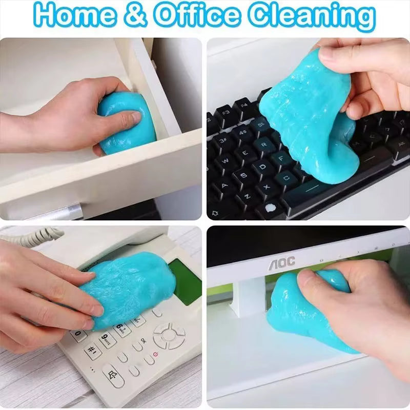 Magic Cleaning Gel for Car Interior & Keyboard – Universal Dust Remover Slime