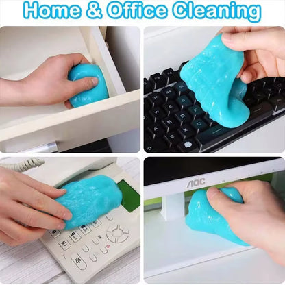 Magic Cleaning Gel for Car Interior & Keyboard – Universal Dust Remover Slime