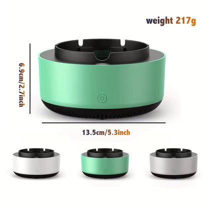 Smart Ashtray Air Purifier – Smoke & Odor Reducer with Aromatherapy Ring