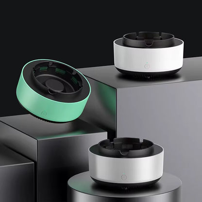 Smart Ashtray Air Purifier – Smoke & Odor Reducer with Aromatherapy Ring