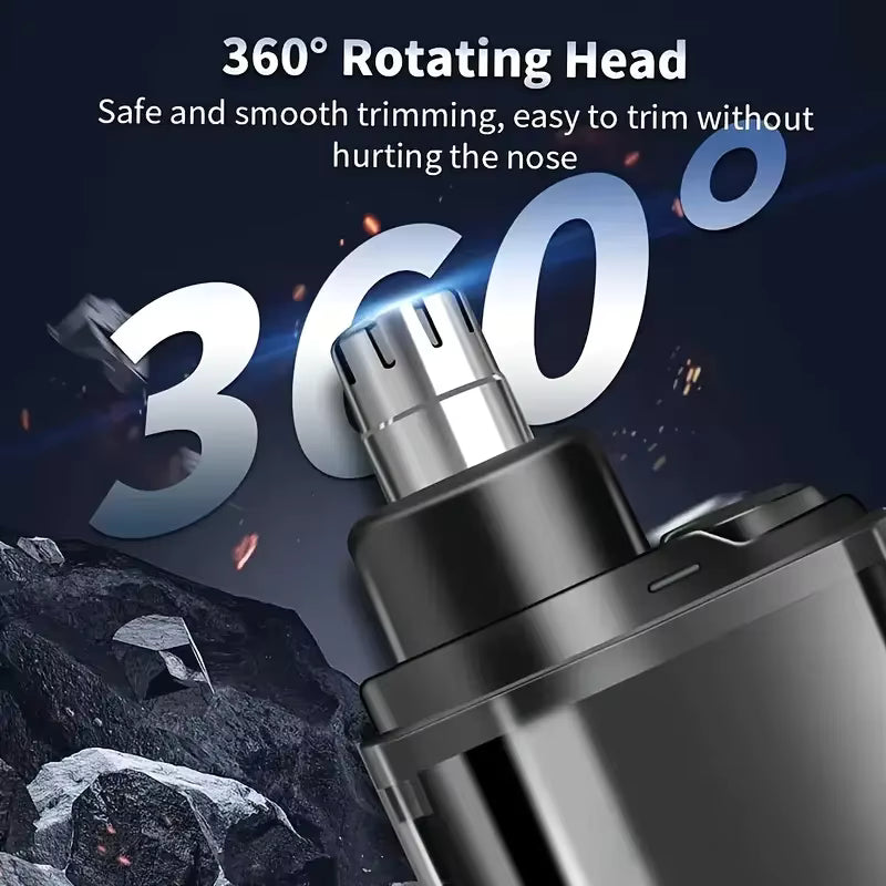 Rechargeable Nose Hair Trimmer for Men ✨
