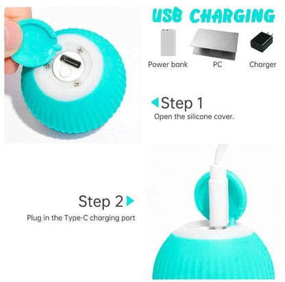 Smart Roll Ball for Cats – Self-Rolling Interactive Cat Toy
