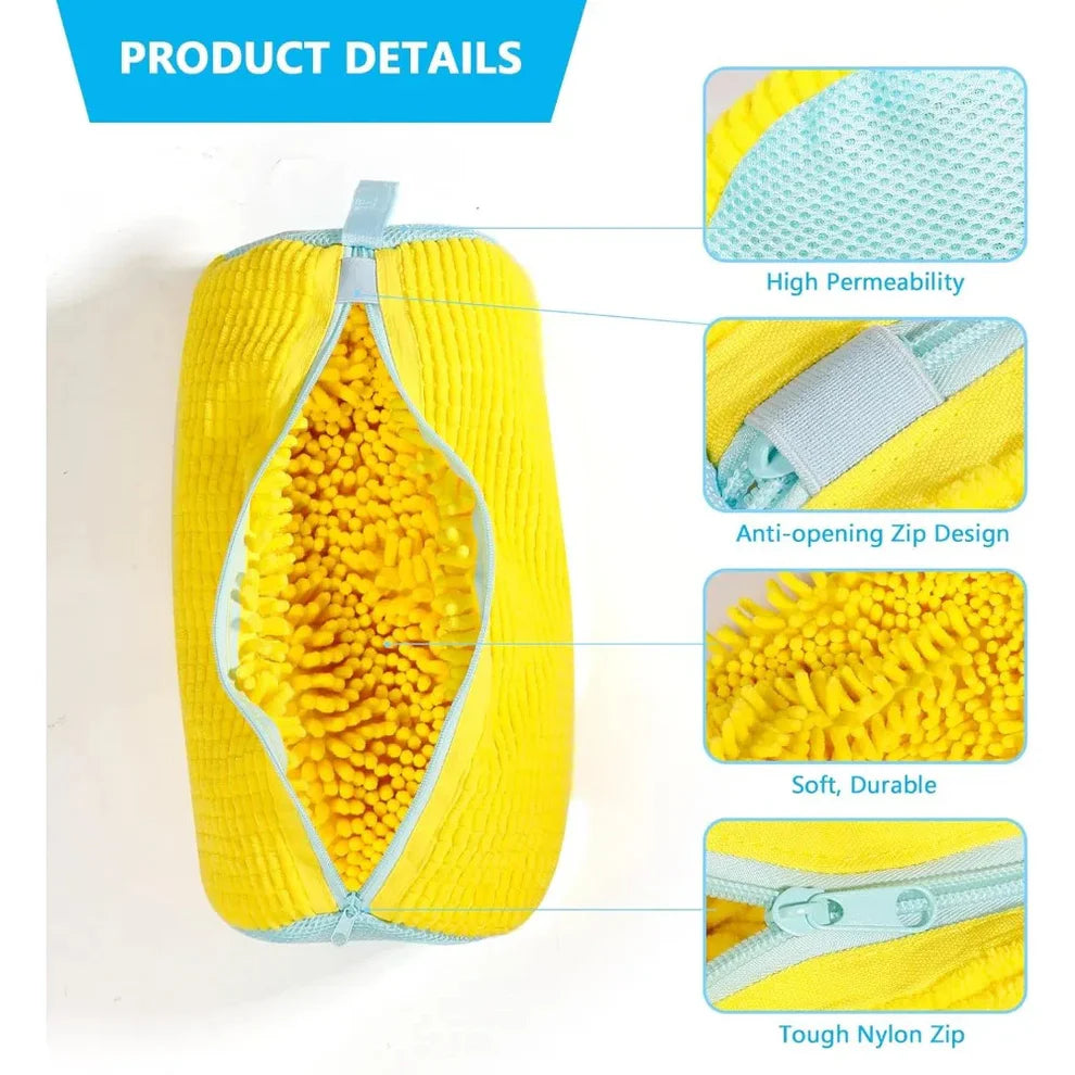 360° Shoe Washing Machine Bag | Reusable Sneaker Cleaning & Protection Bag