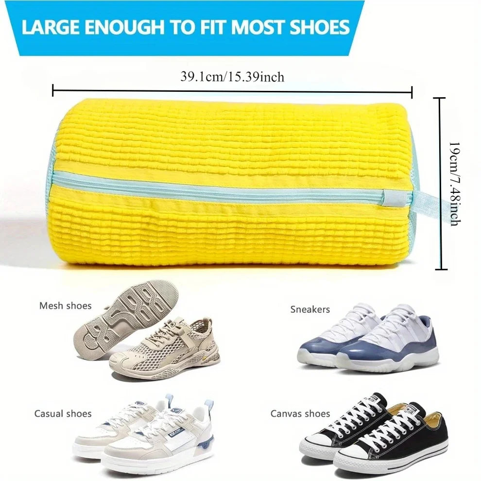 360° Shoe Washing Machine Bag | Reusable Sneaker Cleaning & Protection Bag