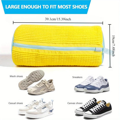 360° Shoe Washing Machine Bag | Reusable Sneaker Cleaning & Protection Bag
